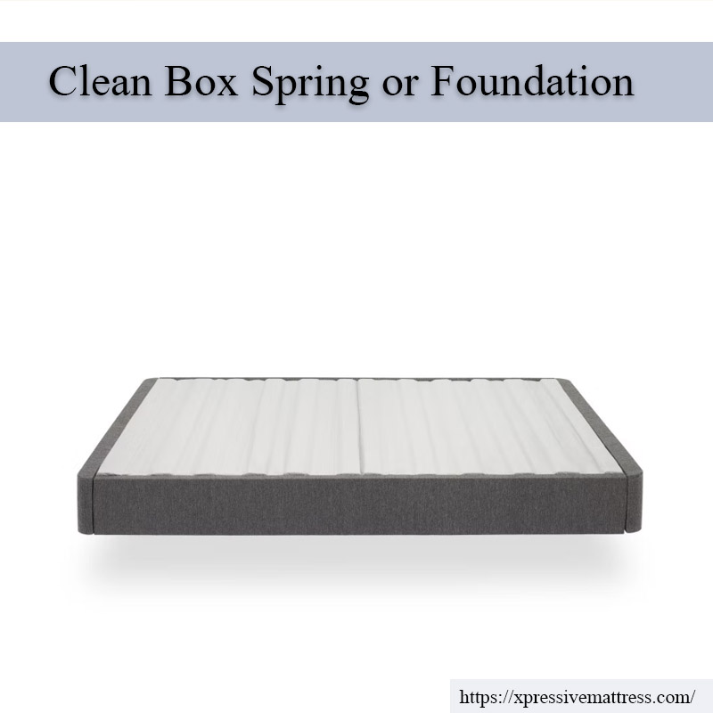 Clean Box Spring or Foundation