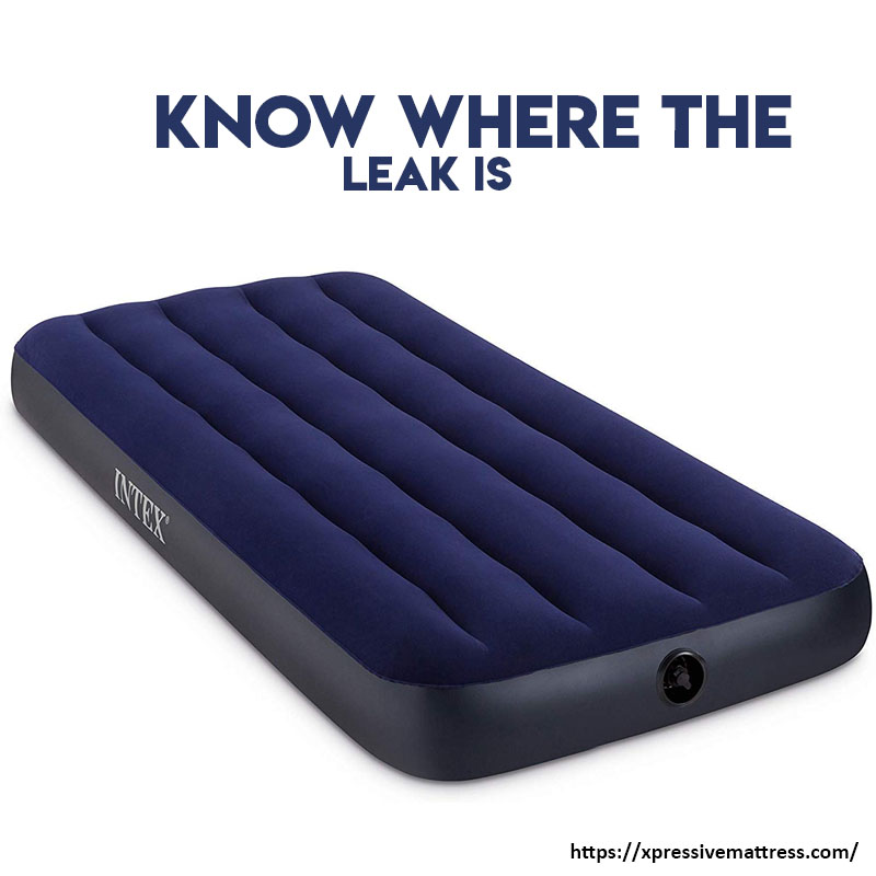 Know Where the Leak Is