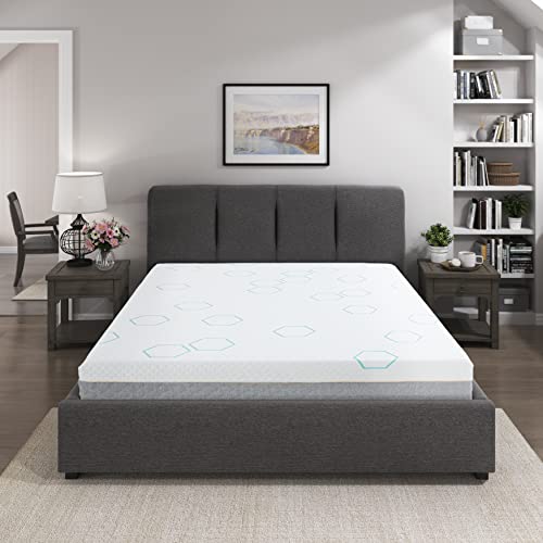 2. Lexicon Mayesville 10-Inch Copper-Infused Memory Foam Mattress,