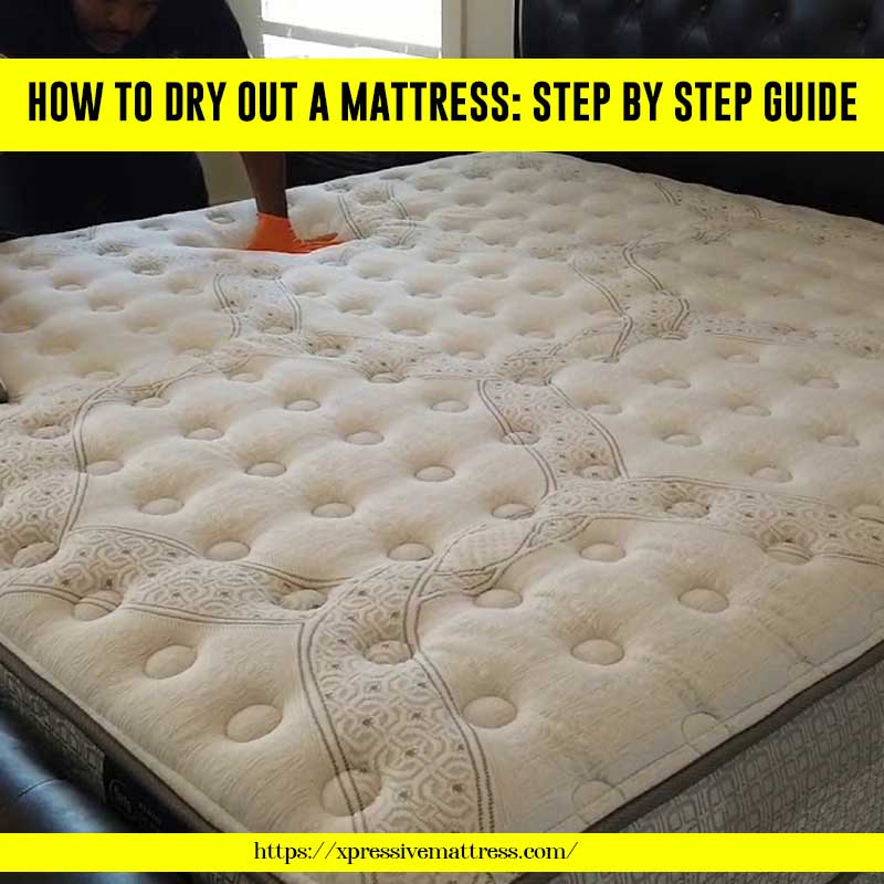 How To Dry Out A Mattress: Step By Step Guide